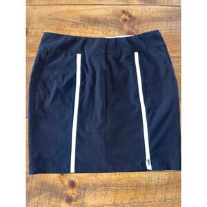 NWT Womens Black Zenergy Golf by Chicos Golf PIckleball‎ Athletic Lined Skirt 1